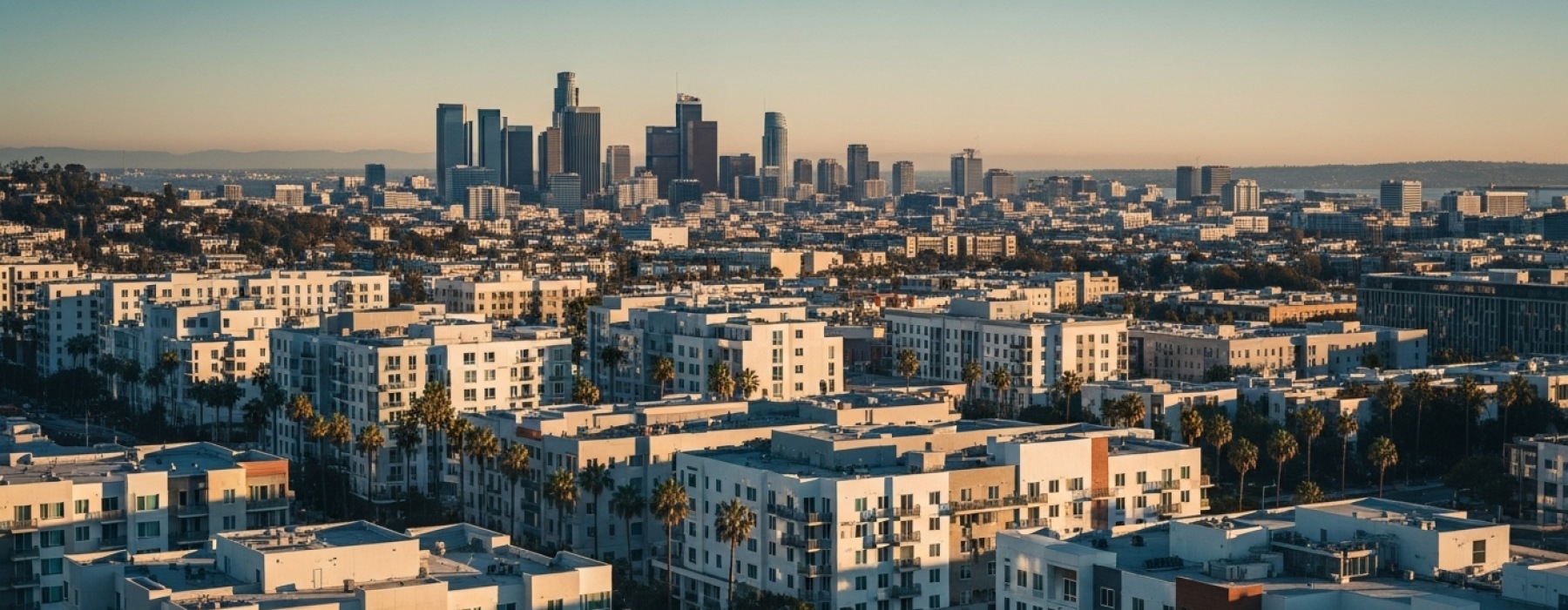 skyline of Los Angeles
